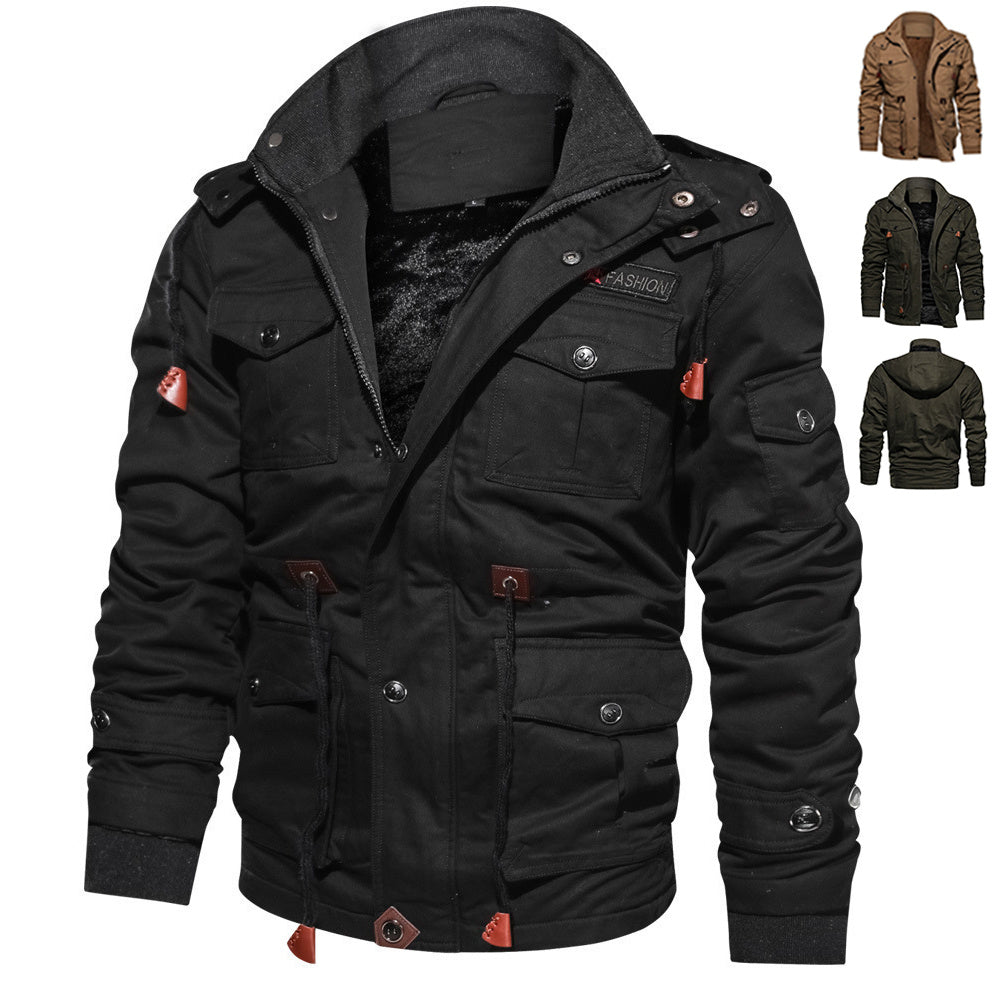 Veste Hiver Cargo Homme – Édition Premium à Capuche
